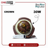 Orient Ceiling Fan Crown 30W Inverter 56'' Energy Efficient Brand Warranty