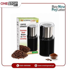 National Premium Coffee Grinder CJ-79 – Stainless Steel Blades | Electric Spice & Coffee Grinder