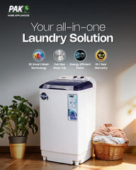 PAK WASHING MACHINE ECONOMY SERIES SINGLE TUB PK-W99 WHITE (10 KG)