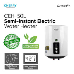 Cherry ECO Series CEH-50L Electric Water Heater Digital Watt Control & Temperature Control, Inverter Energy Saving Geyser (Copy)