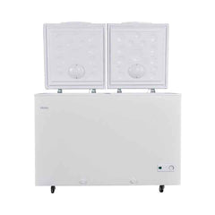 Haier Deep Freezer 14 Cu Ft Turbo Cool Twin Door HDF-385H Deep Freezer 10 Years Warranty