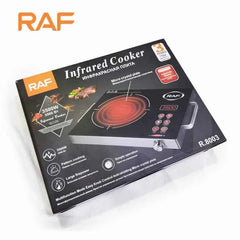 RAF Electric Infrared Cooker R.8003 Stove & Hot Plate Safe And Efficient Without Producing Smoke