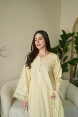 03 Piece Unstitched Embroidered Festive Eid Collection - Design 18