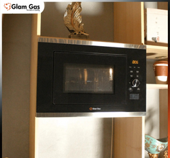 Glam Gas Microwave Oven BM-120 20L Capacity For Versatile Cooking Options Touch Panel For Easy Operation Brand Warranty - Onestopmall.pk