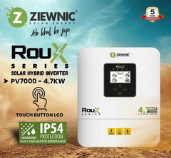 Ziewnic ROUX 4.7KW Solar Inverter IP54 Aluminium Casing And Repairable Warranty