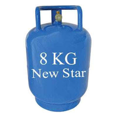LPG Gas Cylinder NewStar With Safety Valve & Stove  2Kg , 4Kg , 6Kg , 8Kg Available