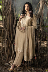 03 Piece Ready To Wear Embroidered with Fancy Shawl