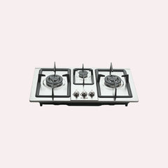 Super Asia LPG Gas Hob SHB-133M China Burner With Safety SBF Burner With Safety Device Cast Iron Support 1 Brand Warranty