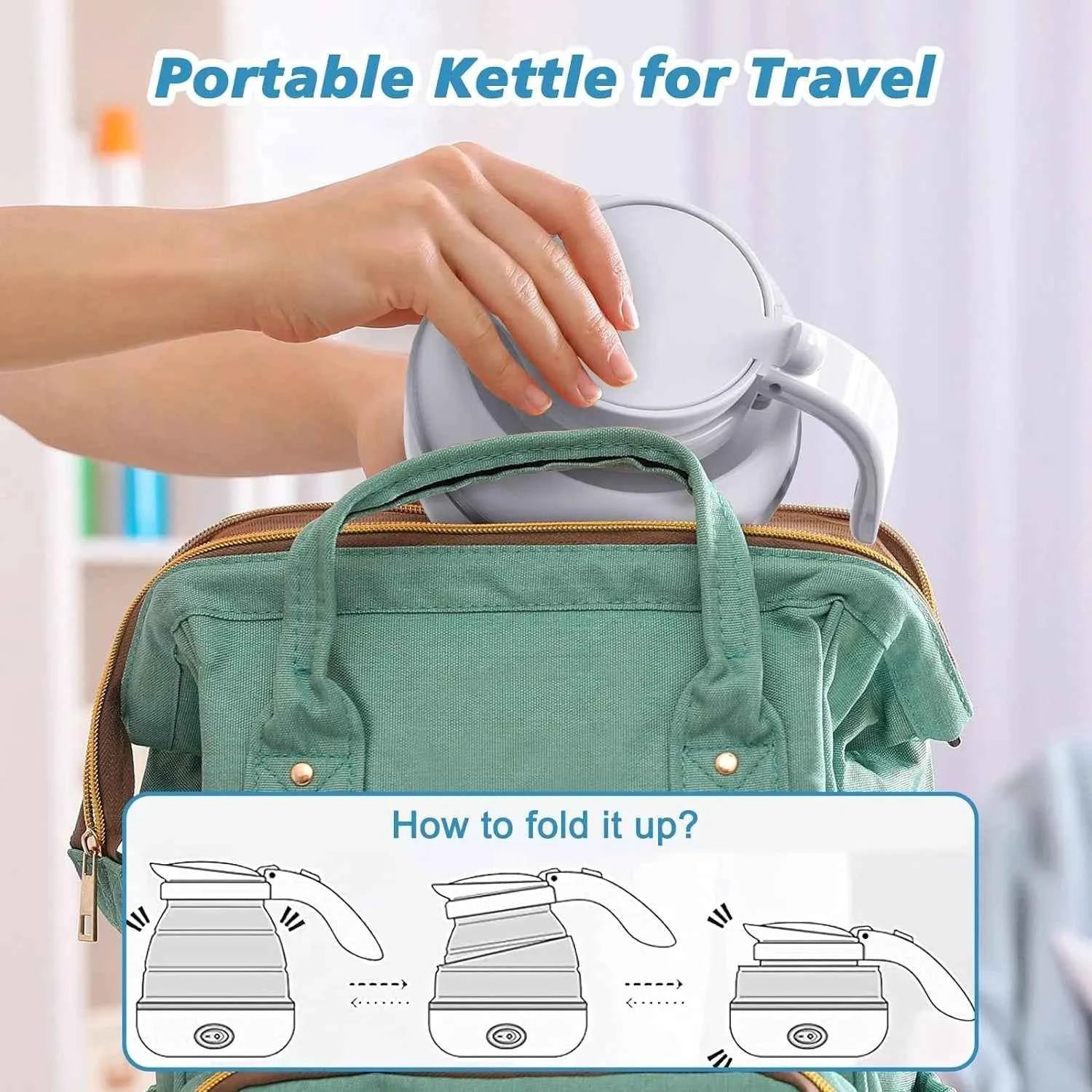 RAF Electric Kettle Fast Water Boiling Portable Mini Travel Kettle