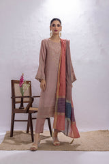 03 Piece Ready to wear  Embroidered Luxury Pret
