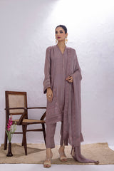 03 Piece Ready to wear  Embroidered Luxury Pret