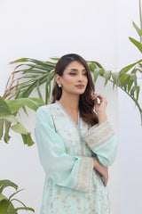 02 Piece Unstitched Embroidered Lawn Shirt & Trouser - View 4 - Lakhany