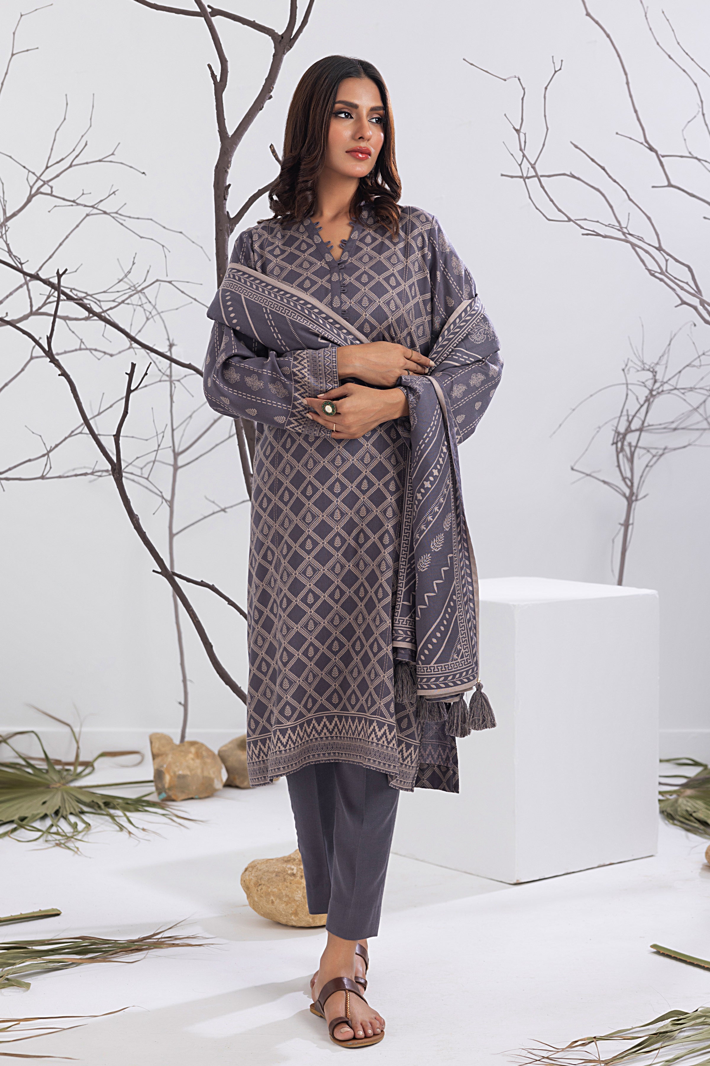 03 Piece Ready to Wear Cashmi Prints