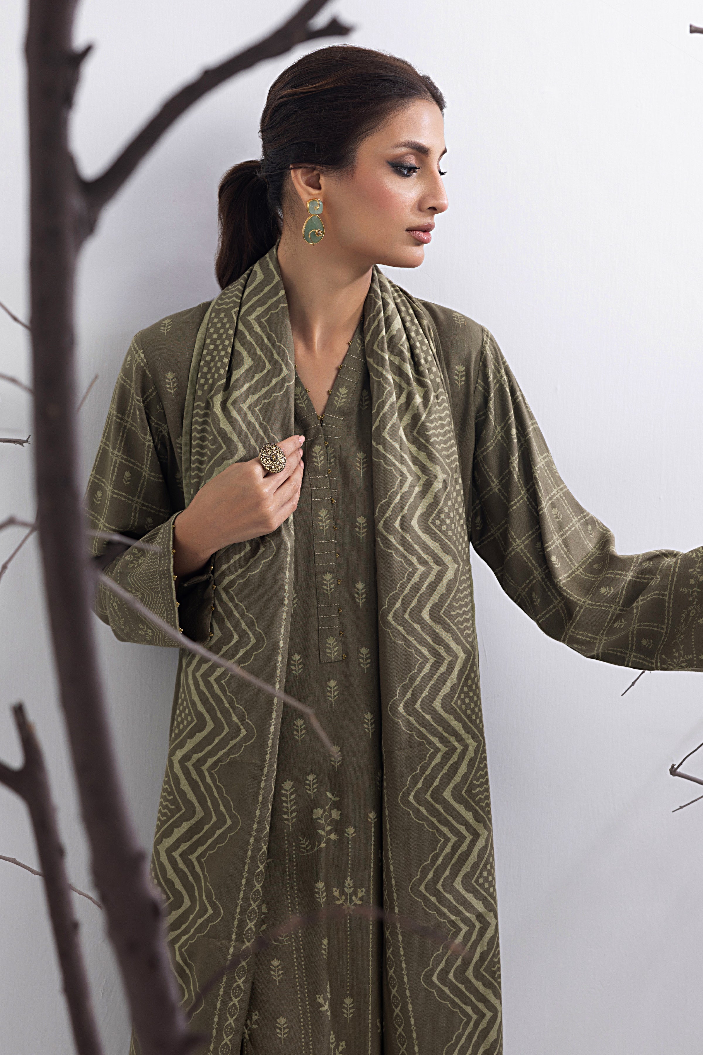 03 Piece Ready to Wear Cashmi Prints