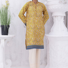 01 Piece Unstitched Printed Lawn Shirt - Lakhany