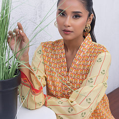 01 Piece Unstitched Printed Lawn Shirt - View 2 - Lakhany