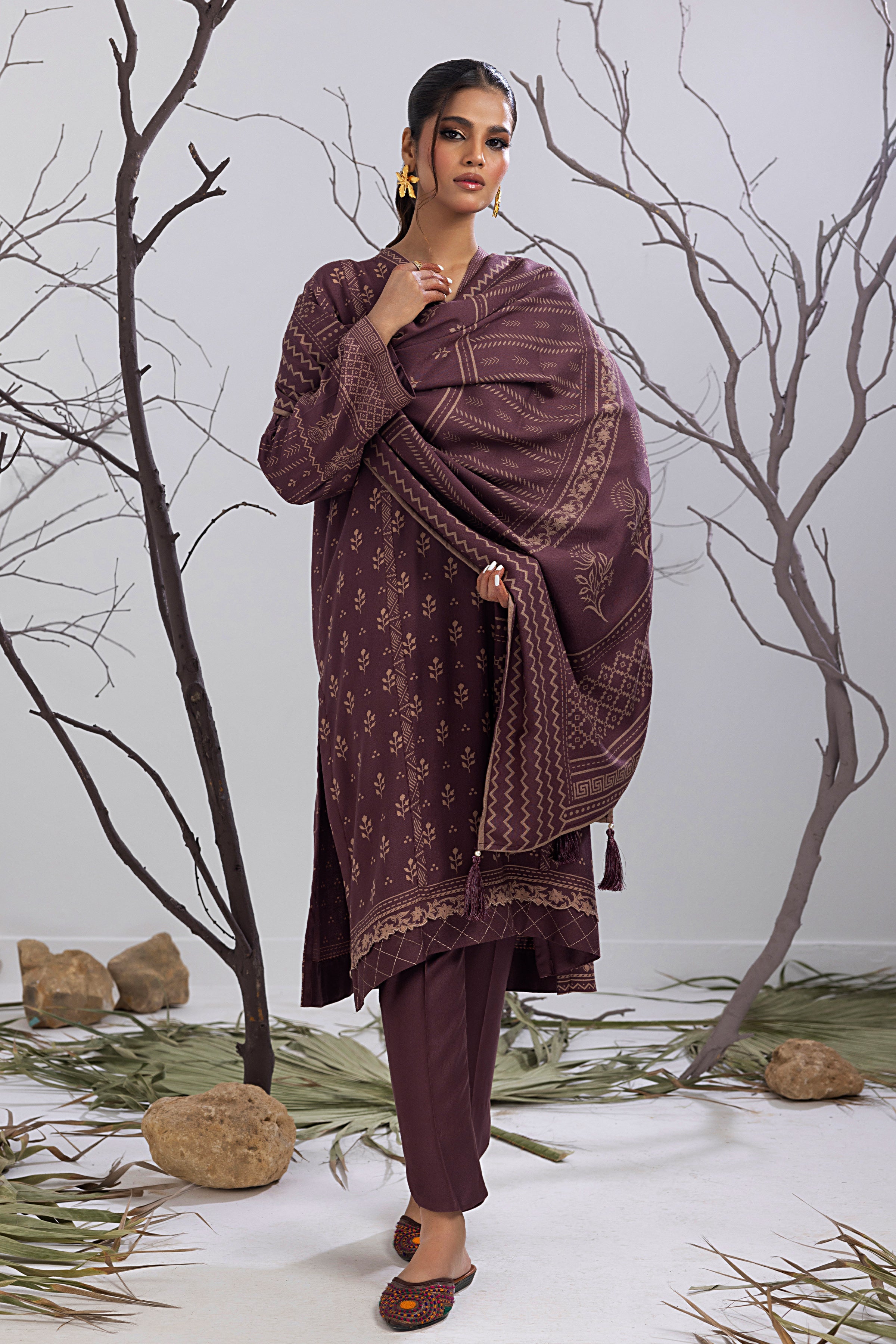 03 Piece Ready to Wear Cashmi Prints