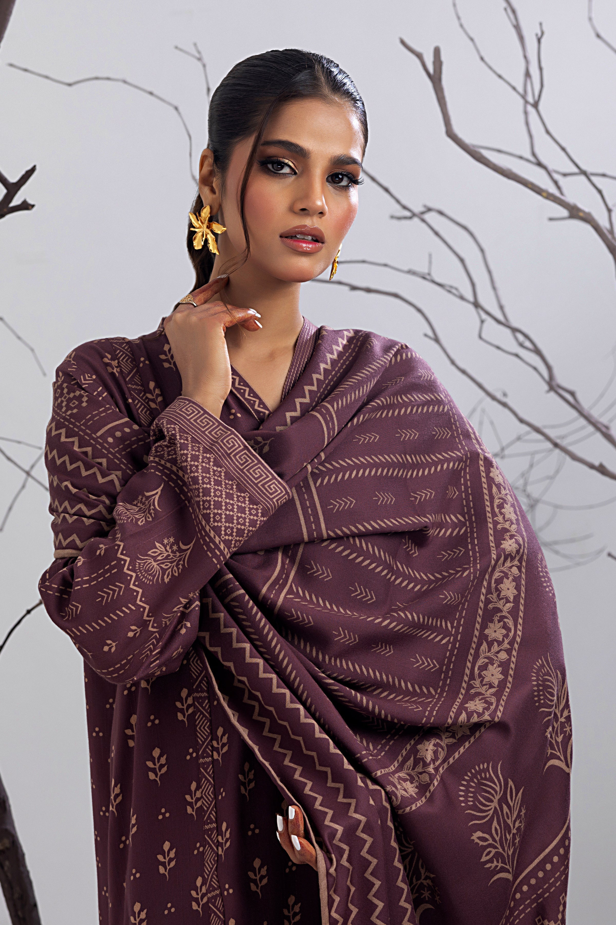 03 Piece Ready to Wear Cashmi Prints
