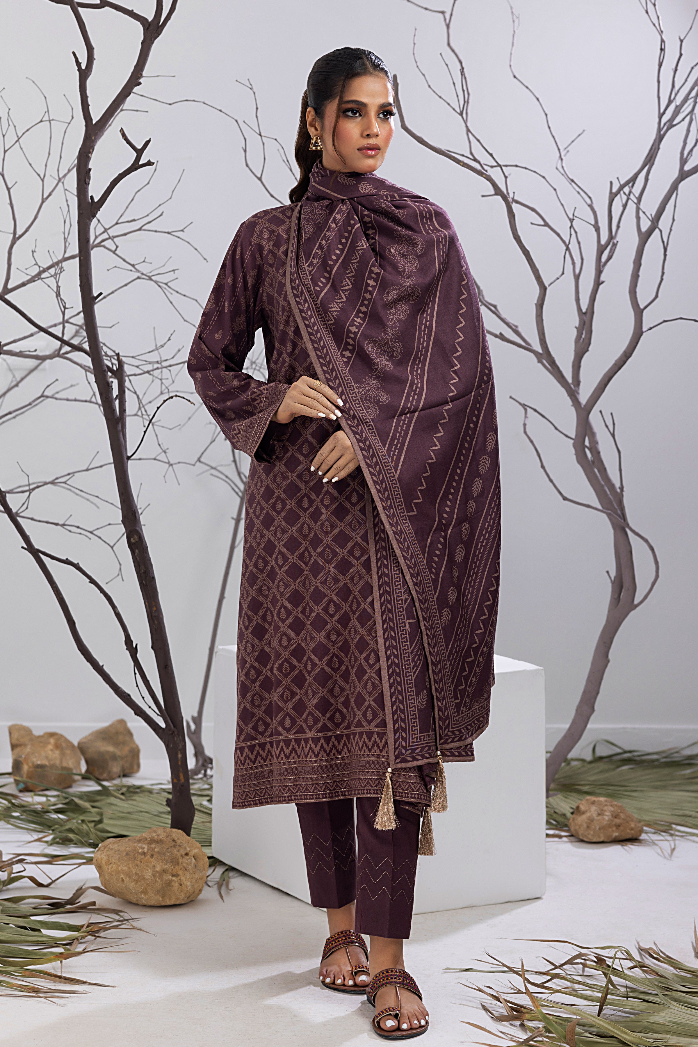 03 Piece Ready to Wear Cashmi Prints