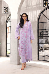 03 Piece Stitched Embroidered With Textured Embroidered Lawn Dupatta