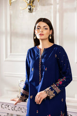 02 Piece Unstitched  embroidered with Shirt & Trouser - View 3 - Lakhany