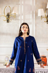 02 Piece Unstitched  embroidered with Shirt & Trouser - View 4 - Lakhany