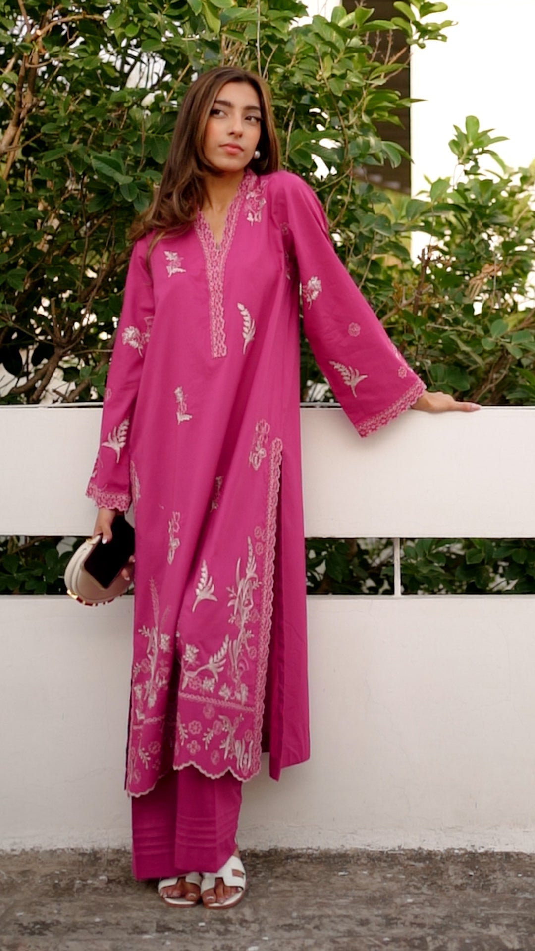 02 Piece Unstitched Embroidered Shirt with Trouser - View 5 - Lakhany