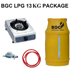 LPG Cylinder 13 Kg Packag Grip Stove BGC LPG Cylinder 13 Kg Gas Pipe and 3 Star Regulator .