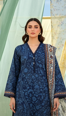 03 Piece Stitched Printed Lawn