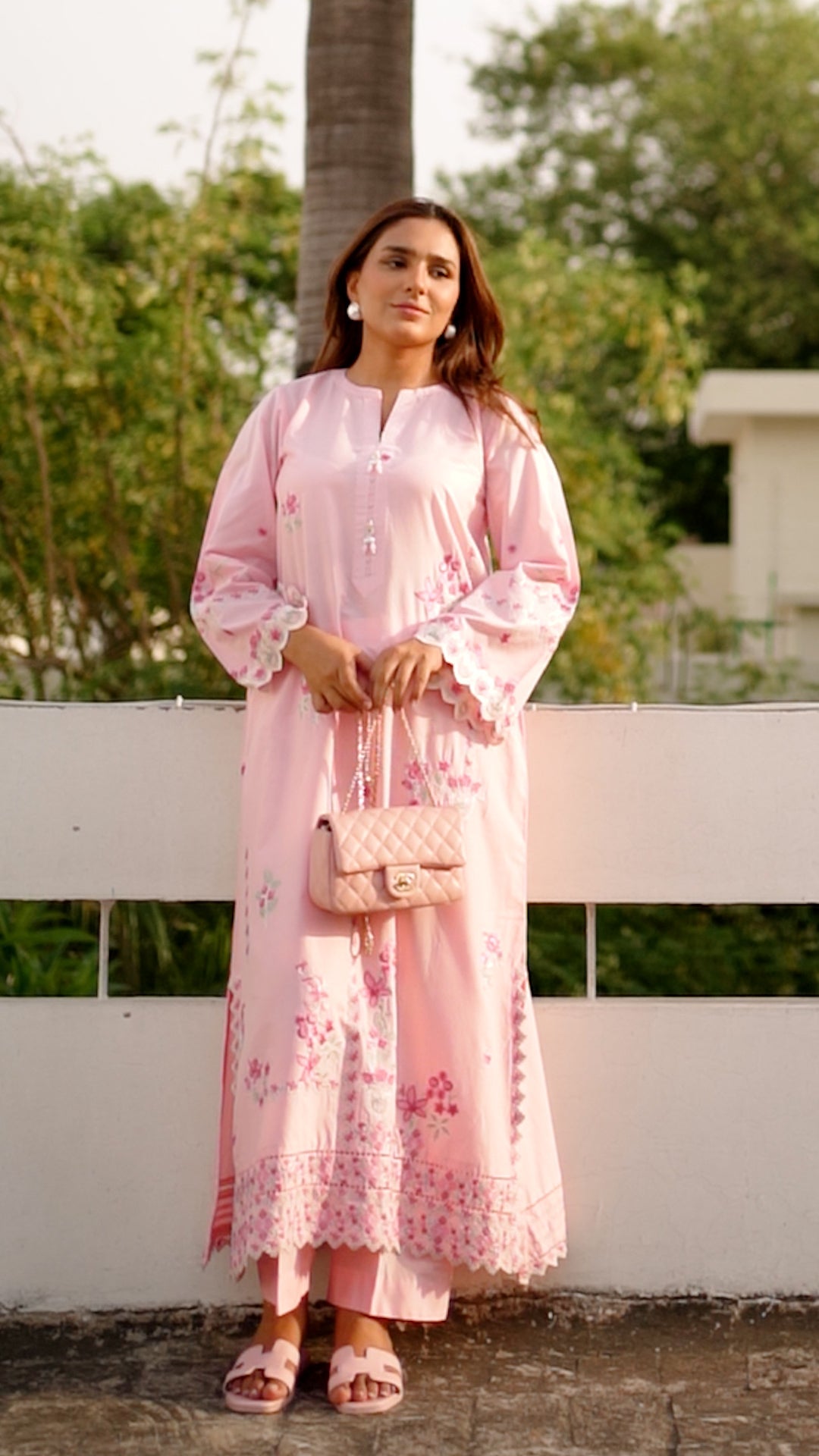 02 Piece Unstitched Embroidered Shirt with Trouser - View 4 - Lakhany