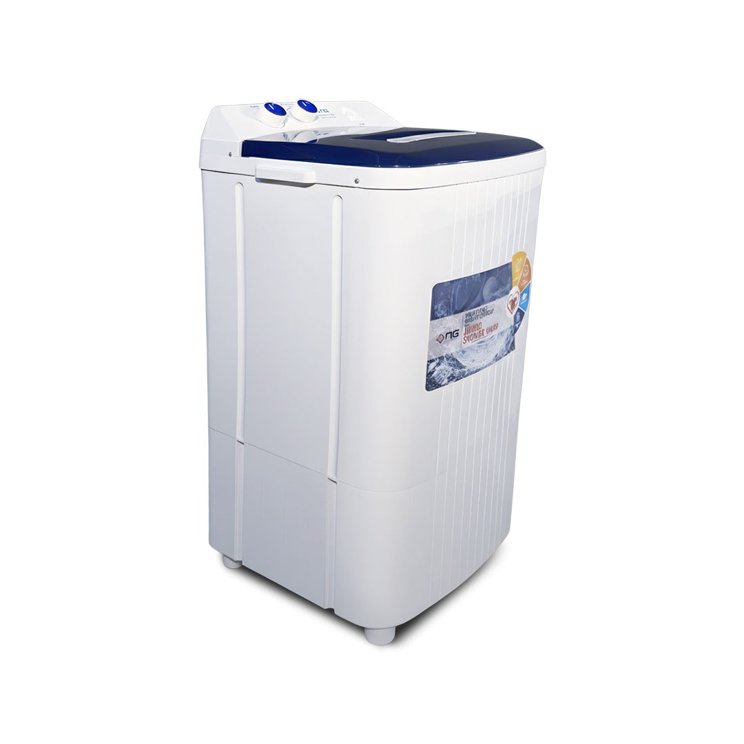 Nasgas Washing Machine NWM-110 SD Pro Strong Pulsatr 100% Rust Free Wash Basin Energy Saving 1 Year Brand Warranty