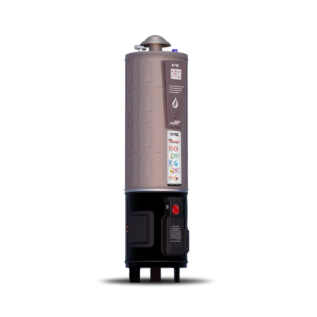 NasGas Geyser 25 Gallon Electric + Gas DEG-25 DLX 1 Year Brand Warranty