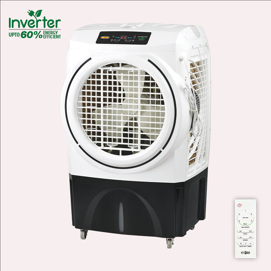 Super Asia Room Cooler ECM-4600 Auto Inverter Easy Cool Low maintenance & long lasting life 1 year Brand Warranty