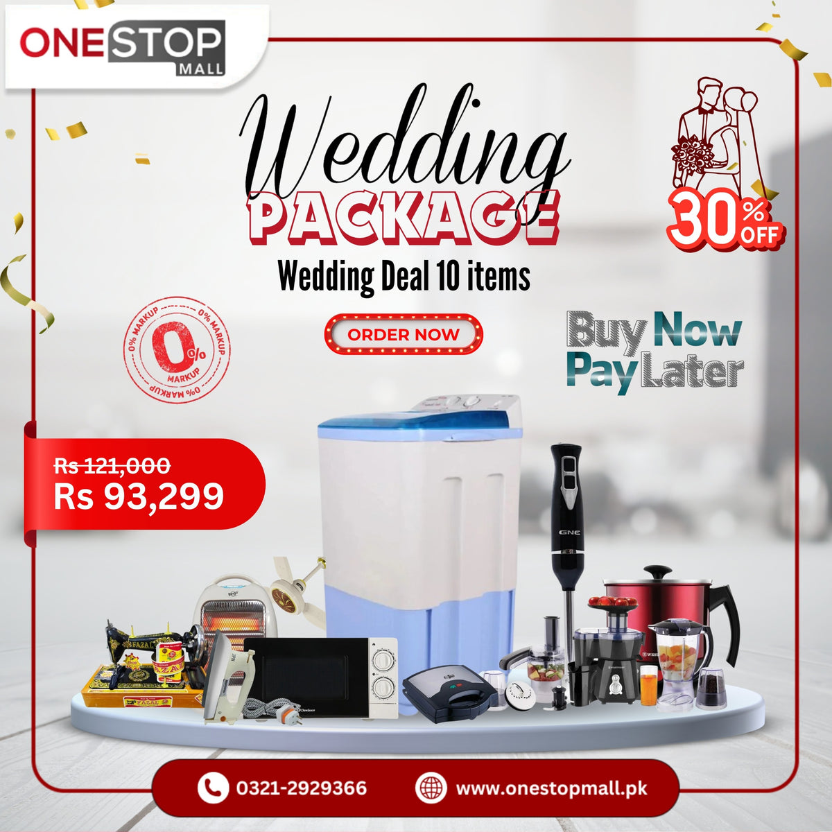 Wedding Package 10 Items Deal - Onestopmall.pk