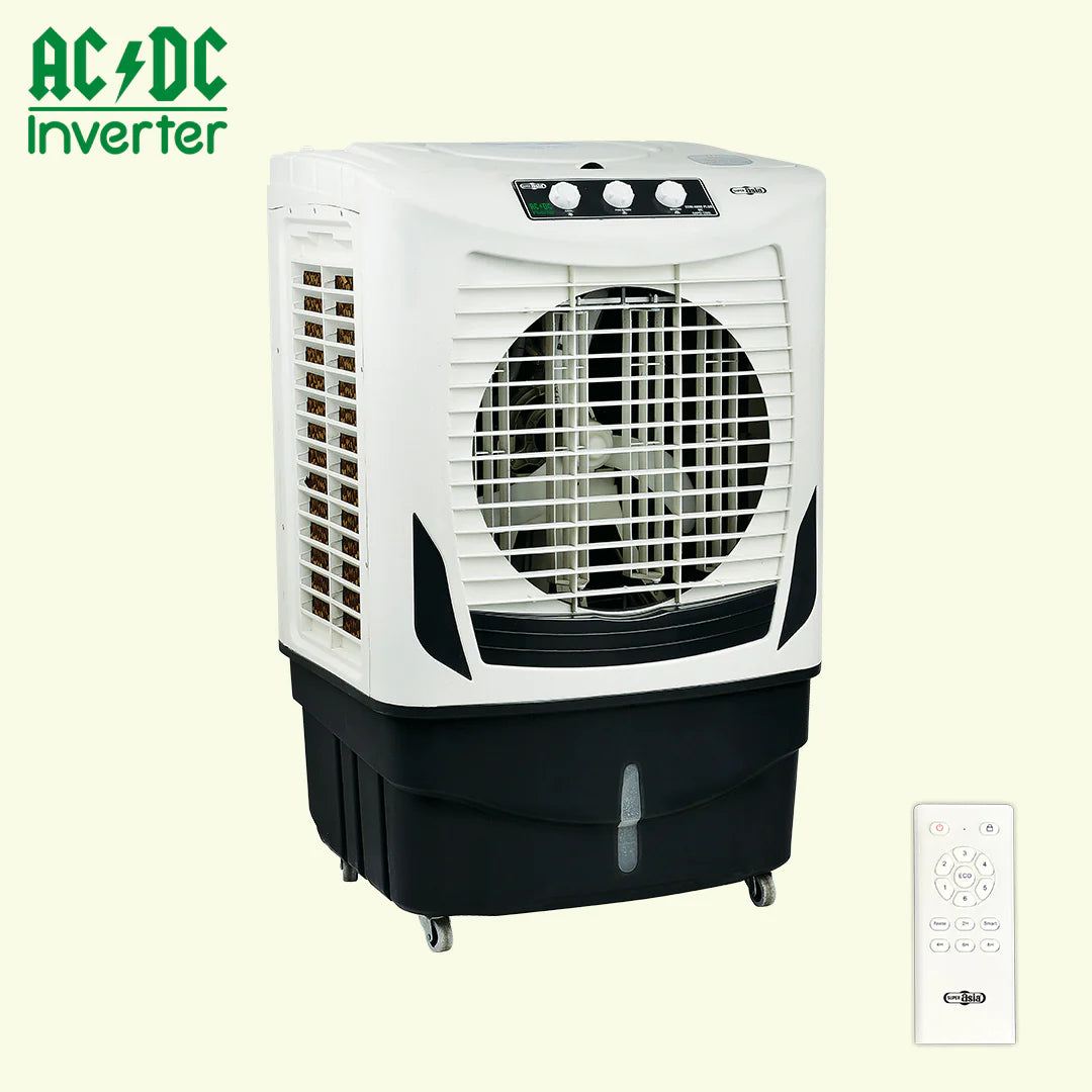 Super Asia Room Cooler ECM-4800 PLUS AC-DC Hybrid  Inverter 60% energy saving Special BLDC Motor 1 Year Brand Warranty
