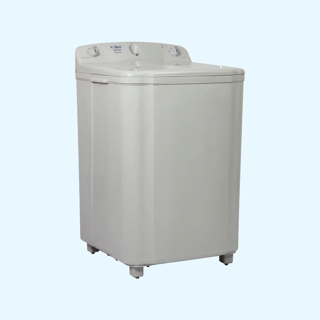 Super Asia Washing Machine  SA-290 BIG WASH Shock & rust proof plastic body 1 Year Brand Warranty