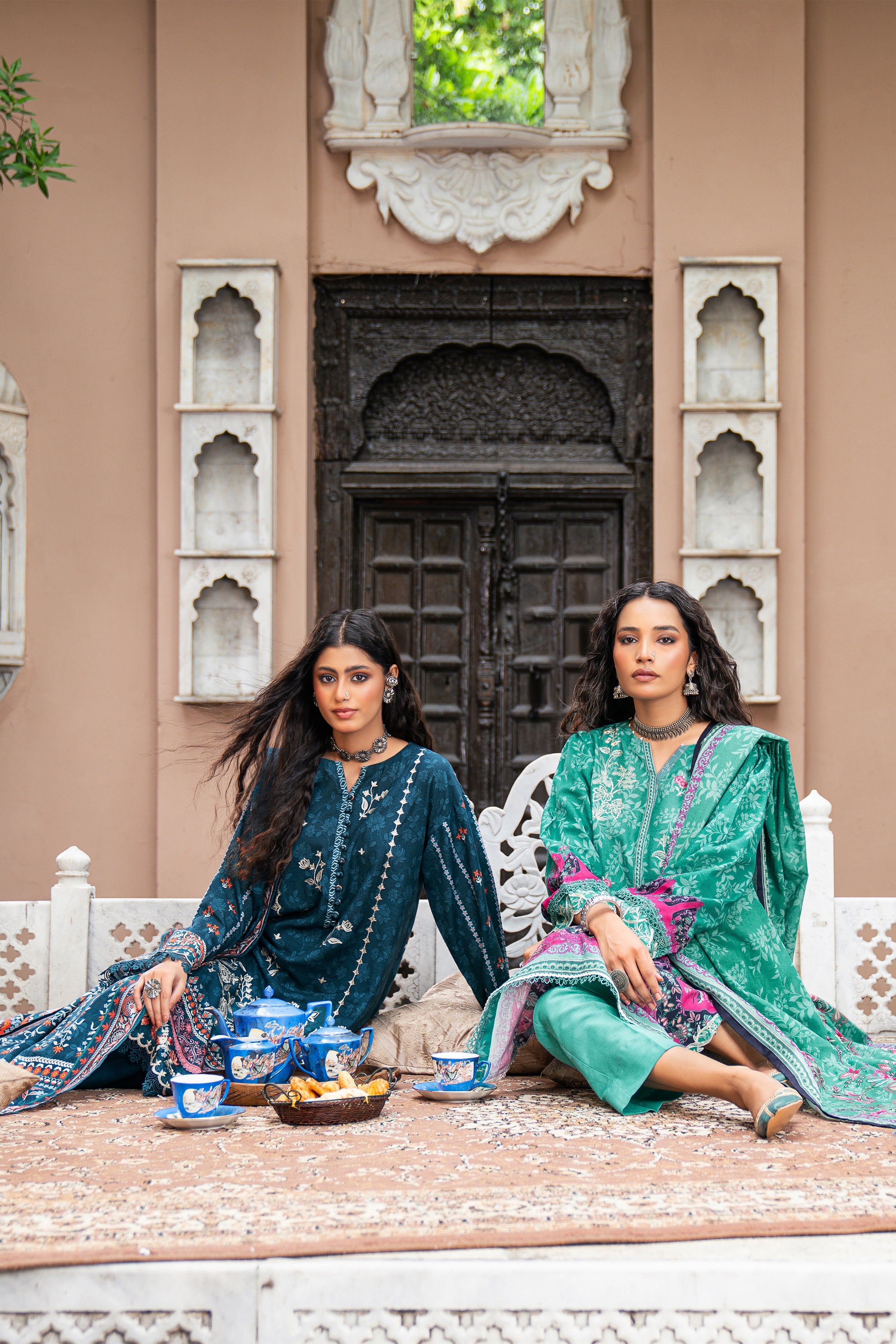 03 Piece Stitched Embroidered Khaddar