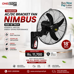 Tamoor AC/DC Bracket Fan Nimbus Size 18" Inche