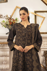 03 Piece Stitched Textured Pearl Printed Marina