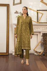 03 Piece Stitched Textured Pearl Printed Marina