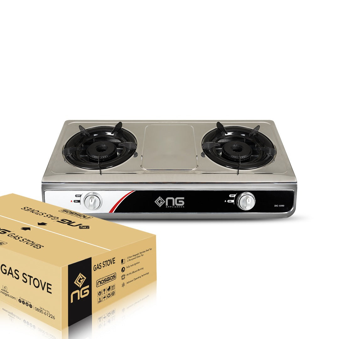 Nasgas Gas Stoves DG-1090 Double Steel, Large Body, Heavy Ring 1 Year Brand Warranty
