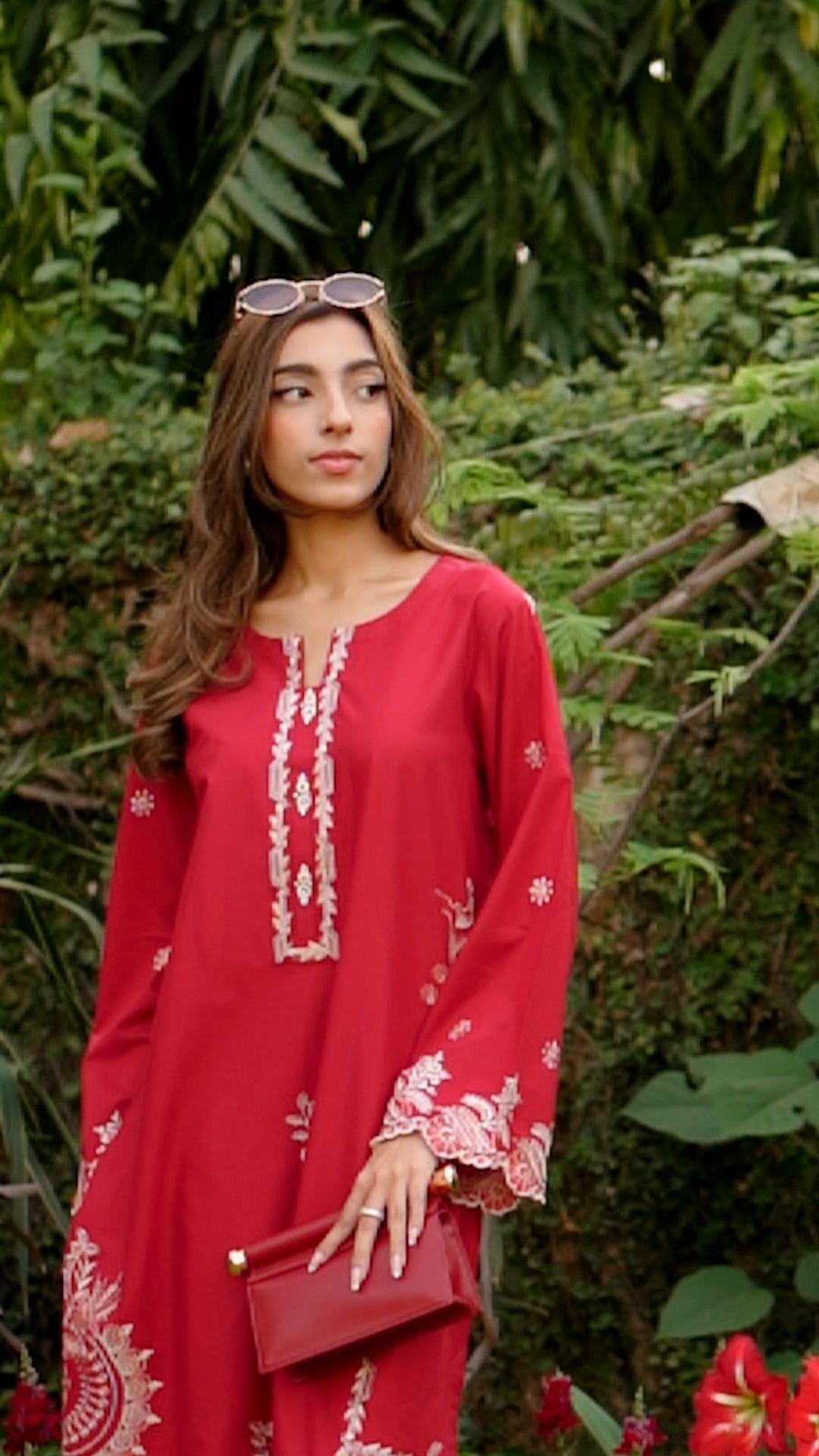 02 Piece Unstitched Embroidered Shirt with Trouser - View 5 - Lakhany