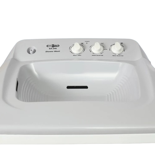 Super Asia Washing Machine SA-240 SHOWER WASH Washing  1 Year Brand Warranty