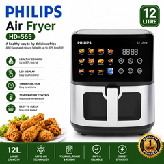 Philips 1st Copy HD-565 Digital Air Fryer 12L | LED Display | Healthy Oil-Free Cooking