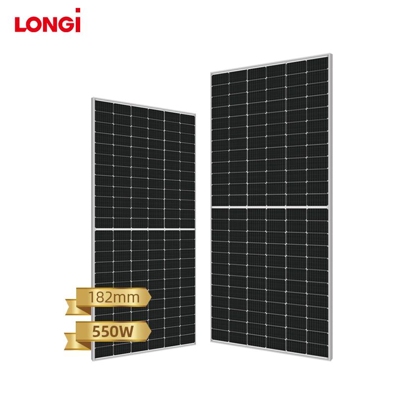 Longi Solar Panel Mono Half Cell 550W HI-MO<br>6 Module for Solar Power System 25 Years Warranty