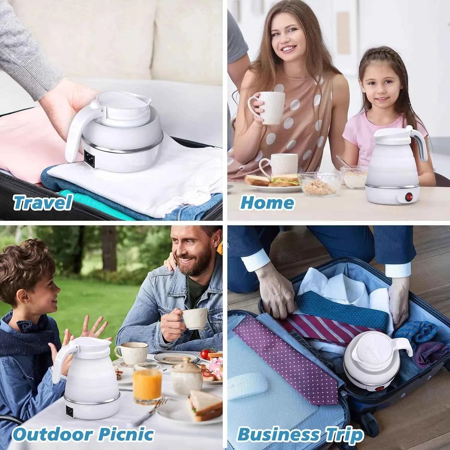 RAF Electric Kettle Fast Water Boiling Portable Mini Travel Kettle