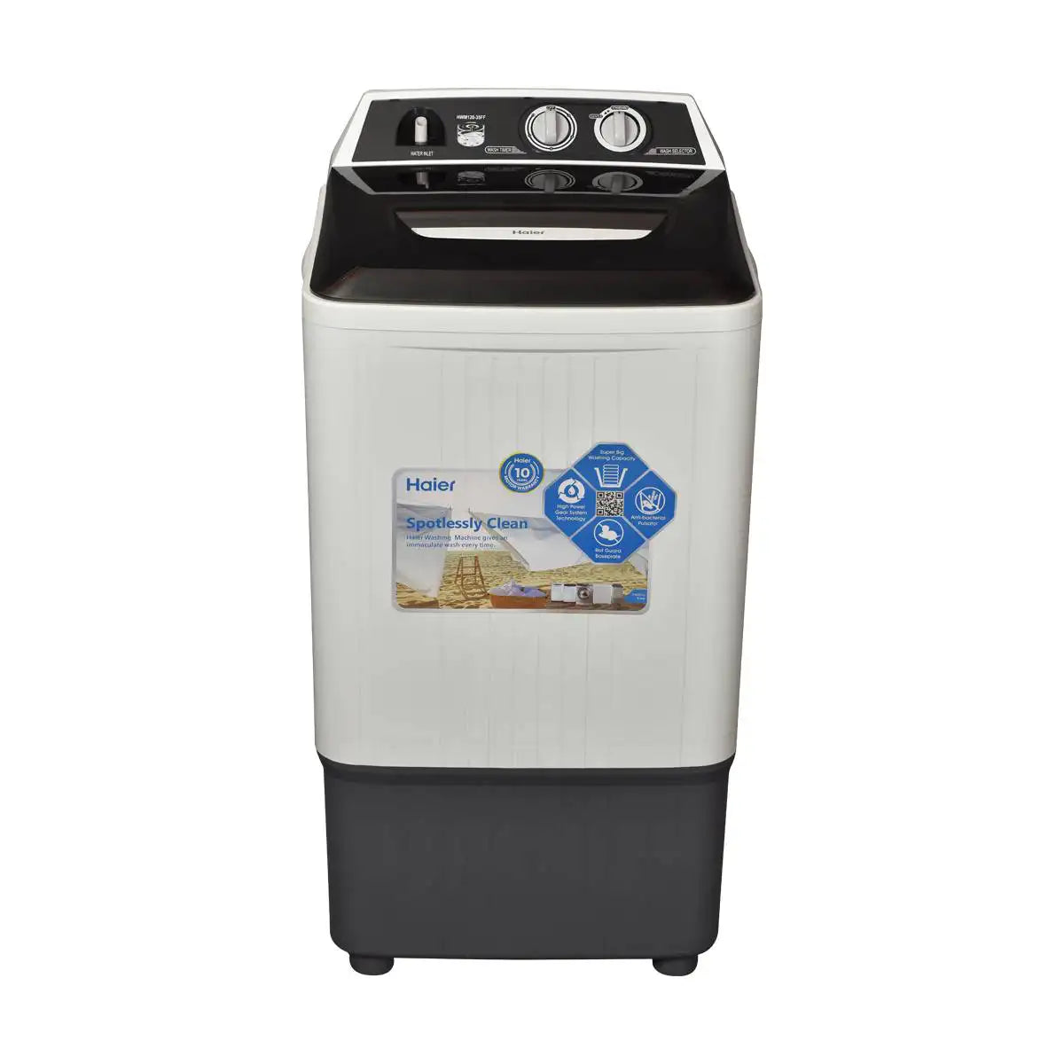 Haier HWM 120-35 - Semi-Automatic Washing Machine - 12 Kg Brand Warranty