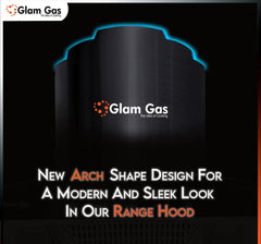 Glam Gas Kitchen Hood (Model- Star) Size - 90cm 35 inche 3 Speed Motor Touch Panel Brand Warranty