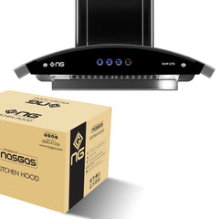 Nasgas Kitchen Hood KHP-270 35inch Push button operating system panel Front Tempered Glass 1 Year Brand Warranty