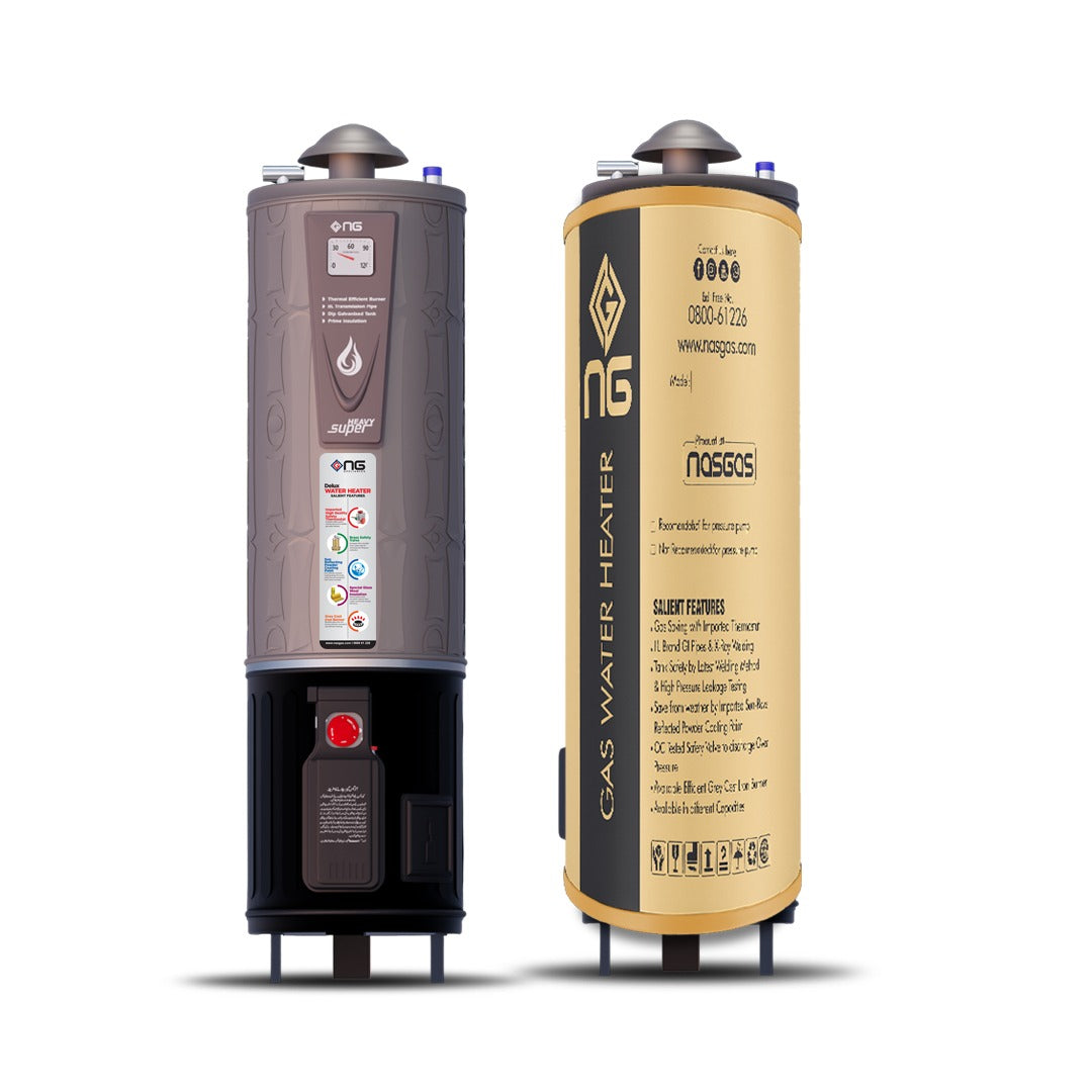 NasGas Geyser 25 Gallon DG-25 DLX Deluxe Prime Heavy Gauge 14 x 16 Water Tank 1 Year Brand Warranty